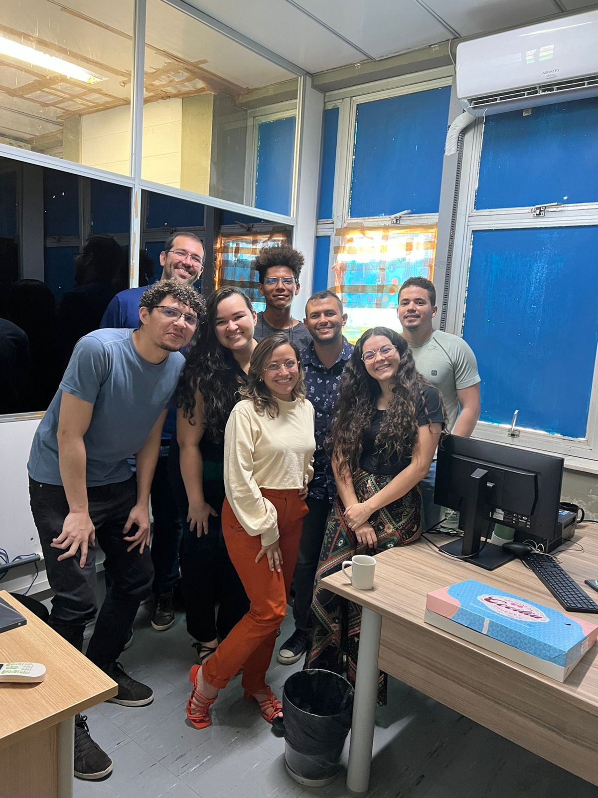 Foto da Equipe da STI que participou do Hackathon Inovando UFC