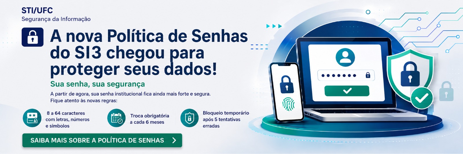 banner com informação